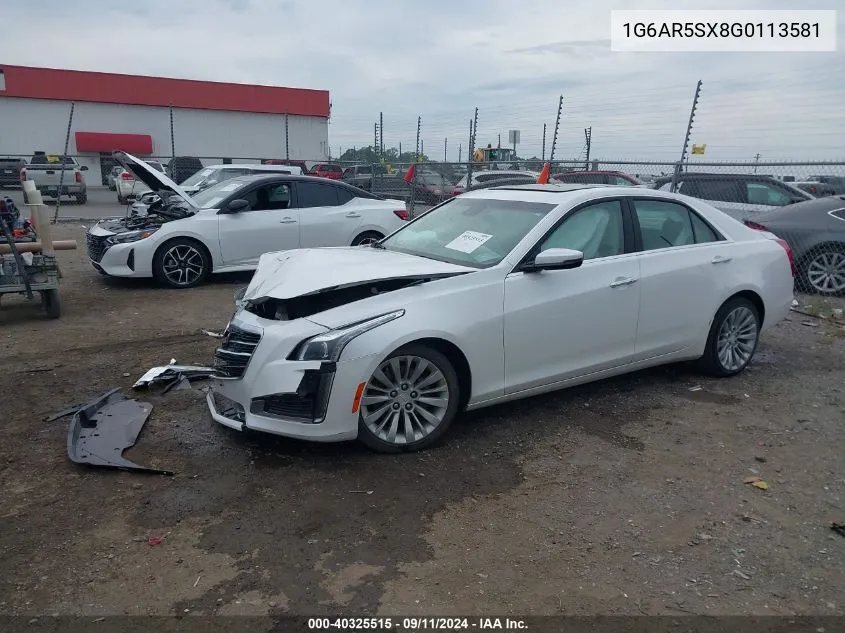 1G6AR5SX8G0113581 2016 Cadillac Cts Luxury Collection