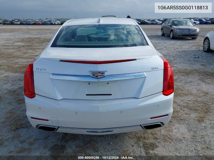 2016 Cadillac Cts Luxury Collection VIN: 1G6AR5SS0G0118813 Lot: 40509256