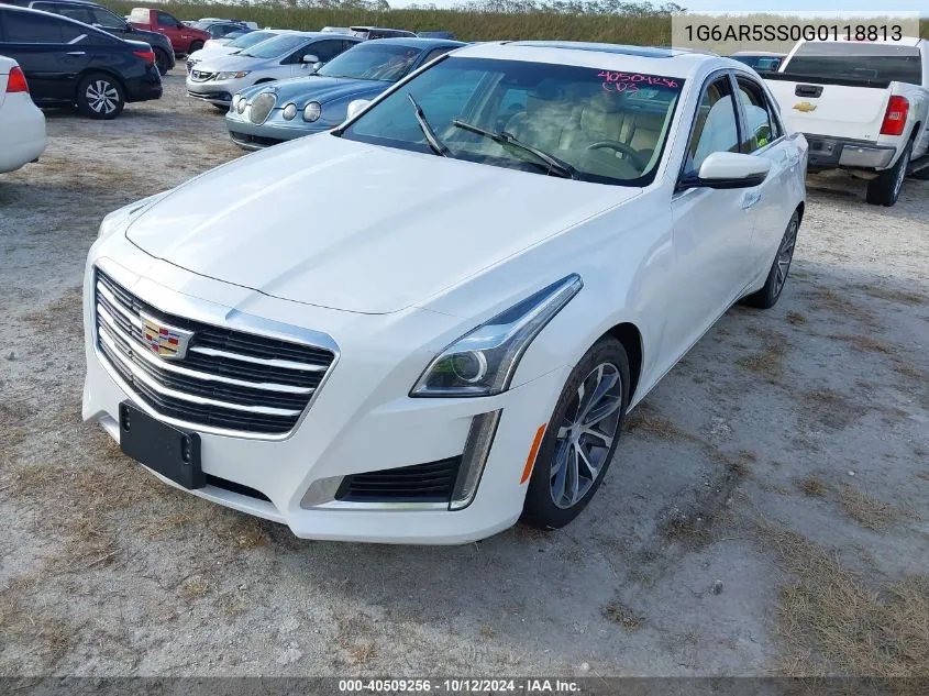 2016 Cadillac Cts Luxury Collection VIN: 1G6AR5SS0G0118813 Lot: 40509256