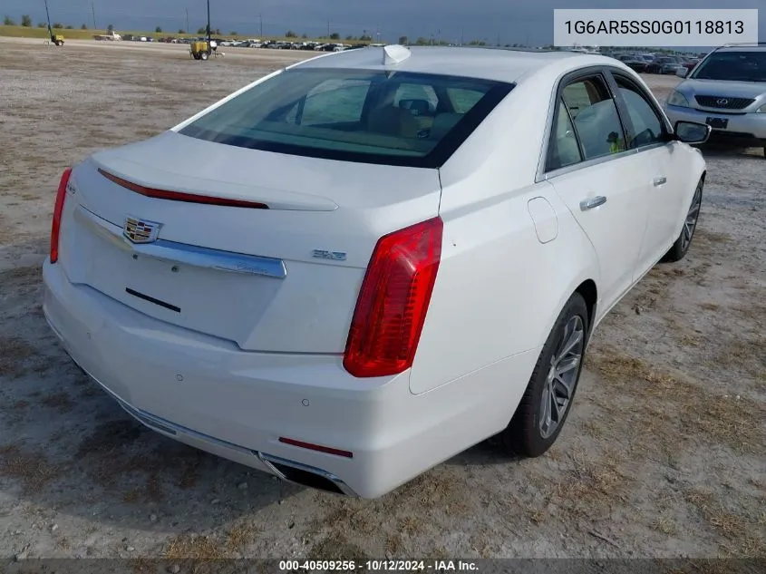 2016 Cadillac Cts Luxury Collection VIN: 1G6AR5SS0G0118813 Lot: 40509256