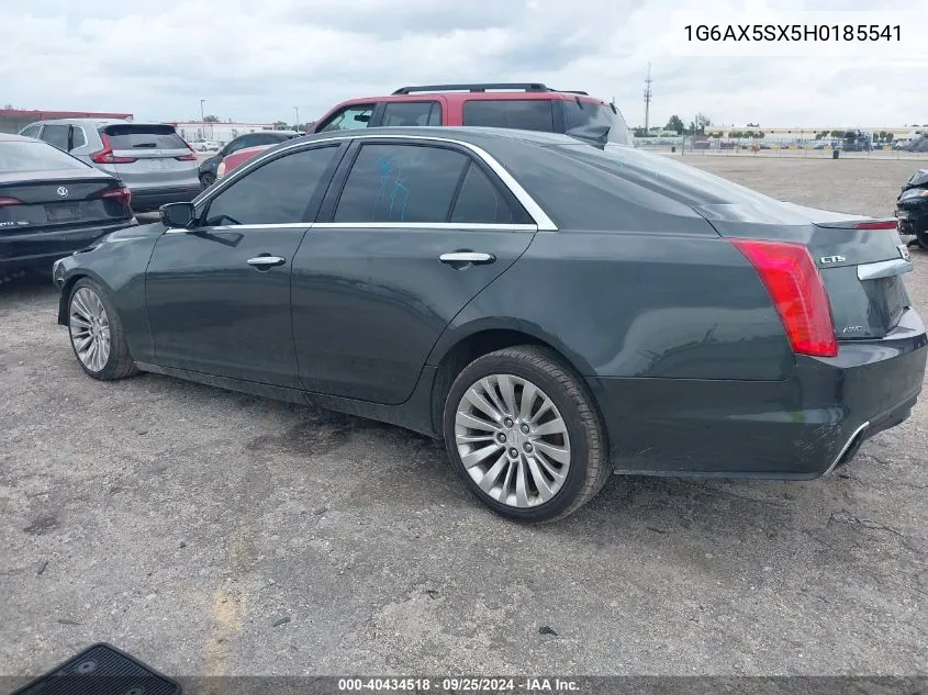 1G6AX5SX5H0185541 2017 Cadillac Cts Luxury