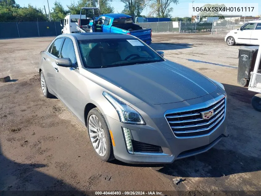 2017 Cadillac Cts Luxury VIN: 1G6AX5SX4H0161117 Lot: 40440493