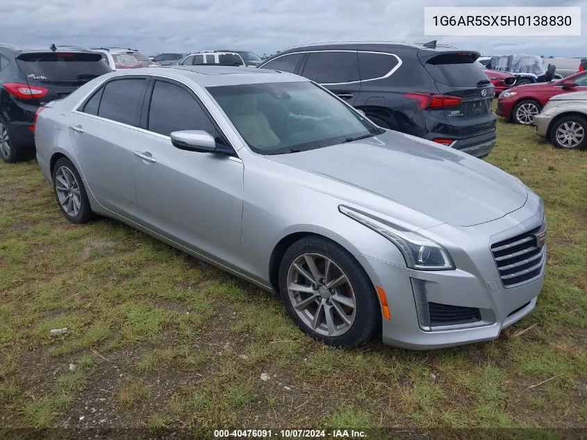 1G6AR5SX5H0138830 2017 Cadillac Cts Luxury