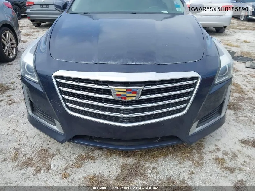 2017 Cadillac Cts Luxury VIN: 1G6AR5SX5H0185890 Lot: 40633279