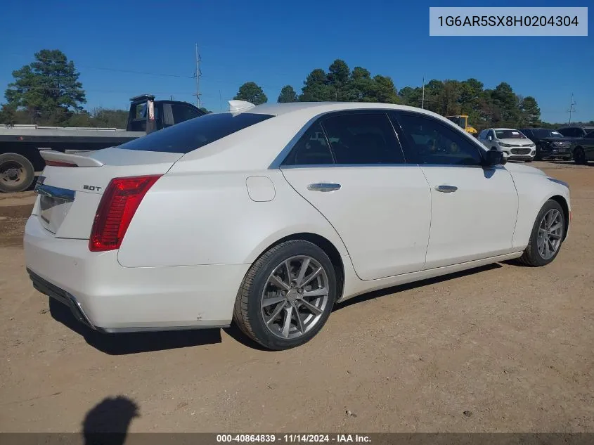 2017 Cadillac Cts Luxury VIN: 1G6AR5SX8H0204304 Lot: 40864839