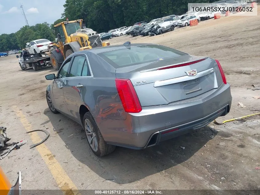 1G6AR5SX3J0126052 2018 Cadillac Cts Luxury