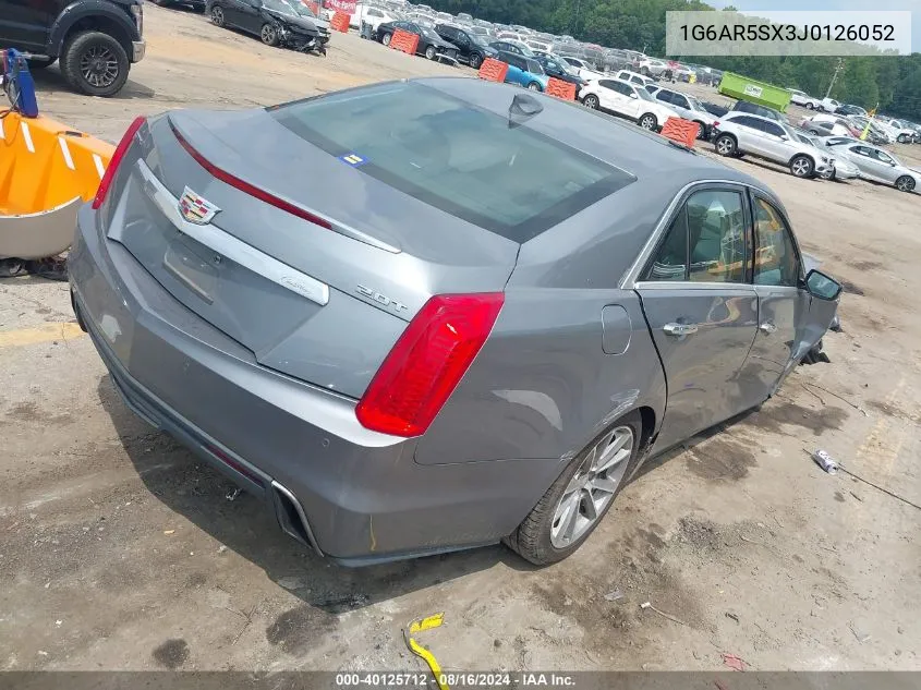 1G6AR5SX3J0126052 2018 Cadillac Cts Luxury