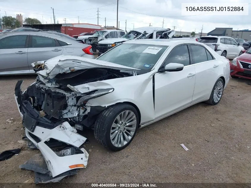 1G6AS5SS1J0152884 2018 Cadillac Cts Premium Luxury