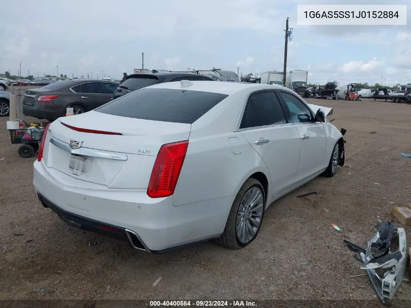 1G6AS5SS1J0152884 2018 Cadillac Cts Premium Luxury