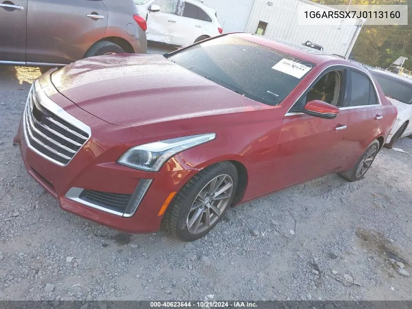 2018 Cadillac Cts Luxury VIN: 1G6AR5SX7J0113160 Lot: 40623644