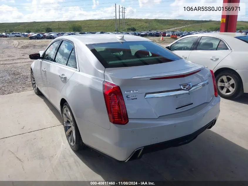 2018 Cadillac Cts Luxury VIN: 1G6AR5SS0J0156971 Lot: 40817460