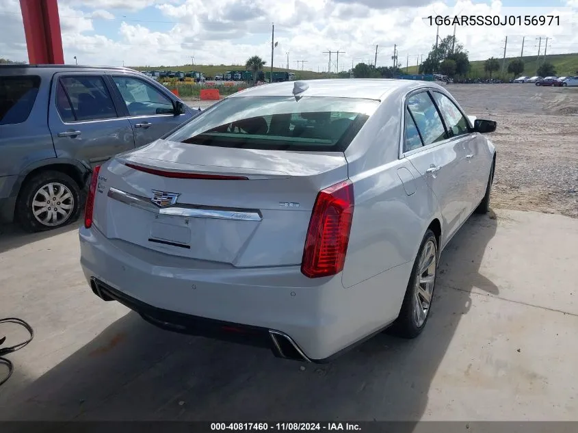 2018 Cadillac Cts Luxury VIN: 1G6AR5SS0J0156971 Lot: 40817460