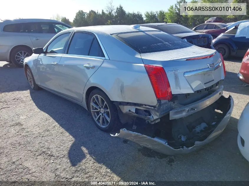 2019 Cadillac Cts Luxury VIN: 1G6AR5SS0K0101406 Lot: 40435571