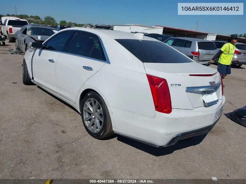 1G6AR5SX6K0146412 2019 Cadillac Cts Luxury