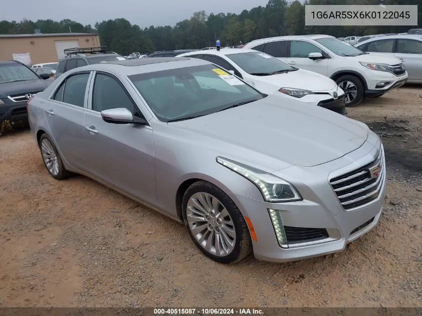 1G6AR5SX6K0122045 2019 Cadillac Cts Luxury