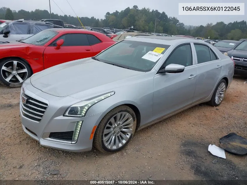 1G6AR5SX6K0122045 2019 Cadillac Cts Luxury