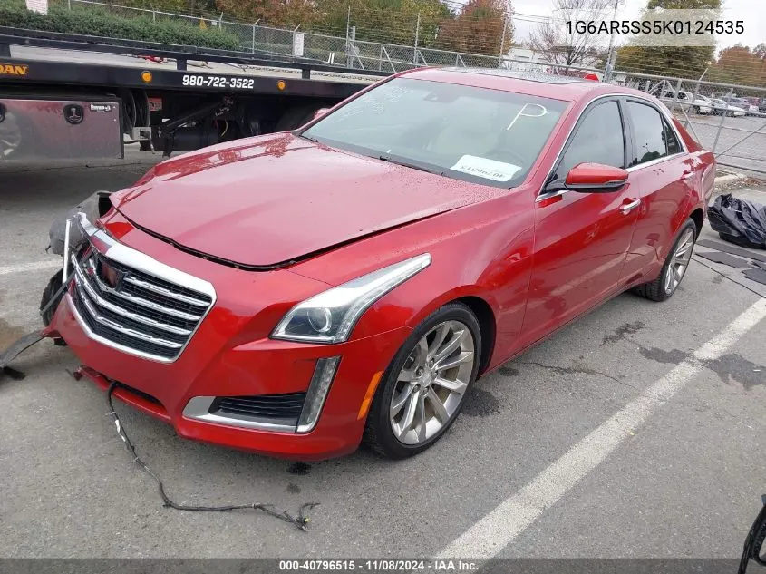 2019 Cadillac Cts Luxury VIN: 1G6AR5SS5K0124535 Lot: 40796515