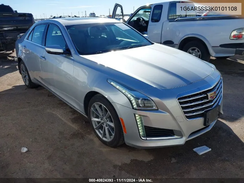 1G6AR5SS3K0101108 2019 Cadillac Cts Luxury