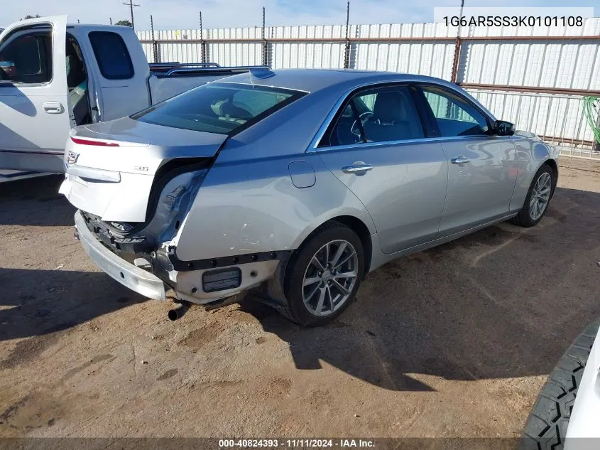 1G6AR5SS3K0101108 2019 Cadillac Cts Luxury