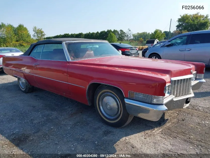 1970 Cadillac Deville VIN: F0256066 Lot: 40304380