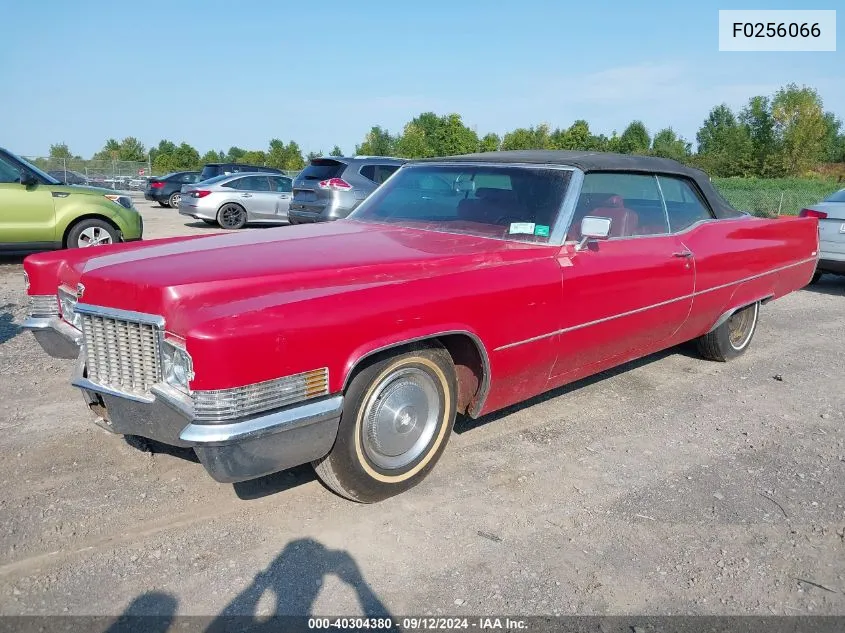 1970 Cadillac Deville VIN: F0256066 Lot: 40304380