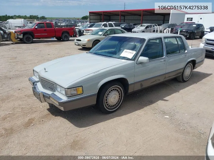 1989 Cadillac Deville VIN: 1G6CD5157K4275338 Lot: 39572925