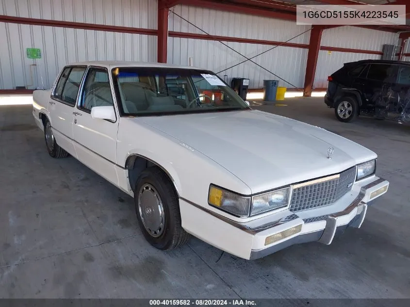 1989 Cadillac Deville VIN: 1G6CD5155K4223545 Lot: 40159582