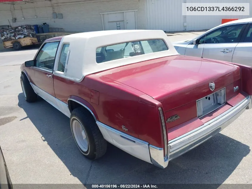 1990 Cadillac Deville VIN: 1G6CD1337L4366292 Lot: 40156196