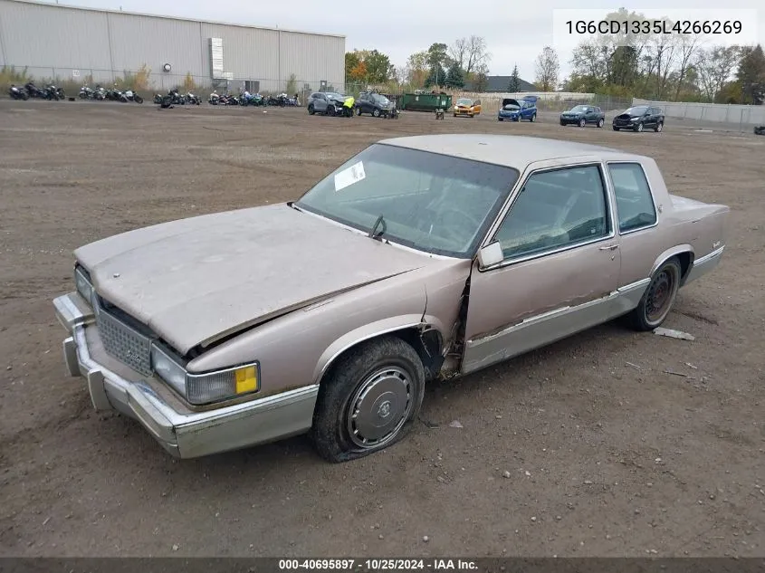 1990 Cadillac Deville VIN: 1G6CD1335L4266269 Lot: 40695897