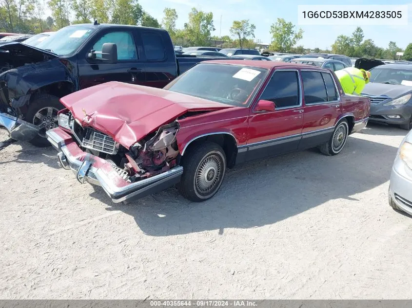 1991 Cadillac Deville VIN: 1G6CD53BXM4283505 Lot: 40355644