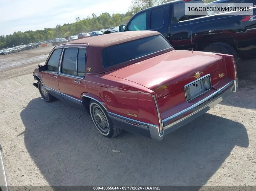 1991 Cadillac Deville VIN: 1G6CD53BXM4283505 Lot: 40355644