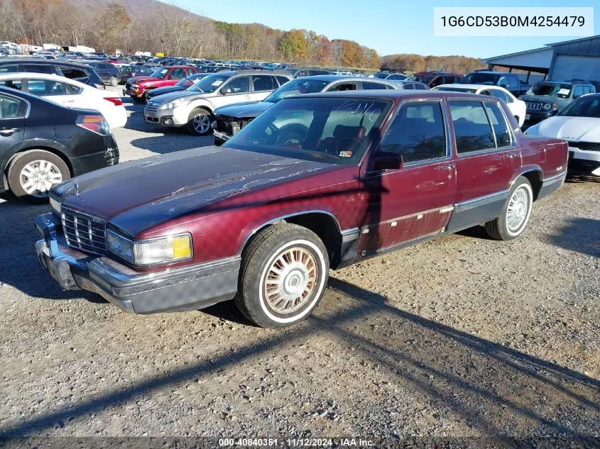 1G6CD53B0M4254479 1991 Cadillac Deville