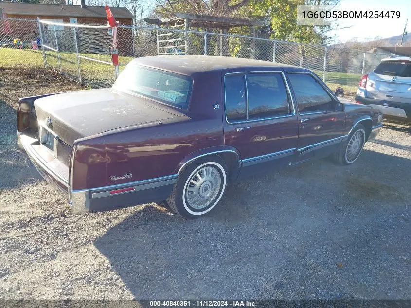 1G6CD53B0M4254479 1991 Cadillac Deville