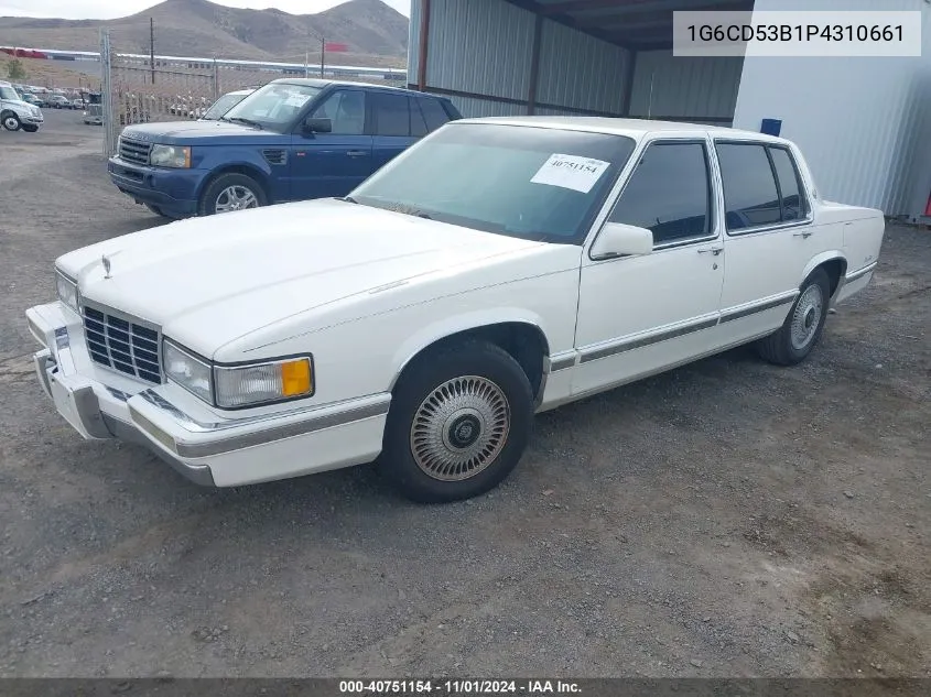 1993 Cadillac Deville VIN: 1G6CD53B1P4310661 Lot: 40751154