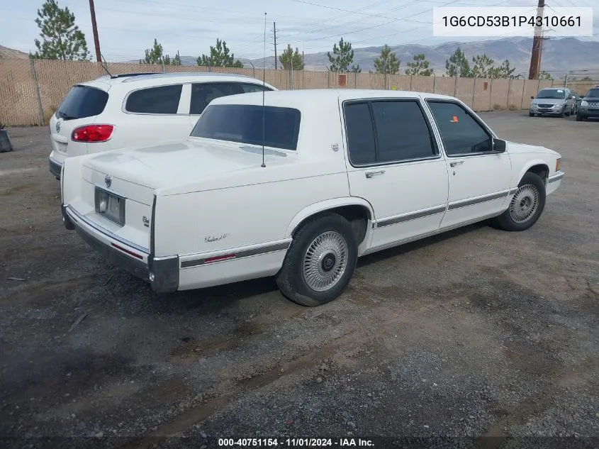 1993 Cadillac Deville VIN: 1G6CD53B1P4310661 Lot: 40751154