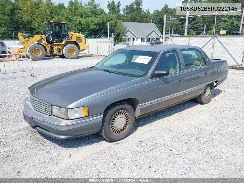 1994 Cadillac Deville VIN: 1G6KD52B5RU222146 Lot: 40078870