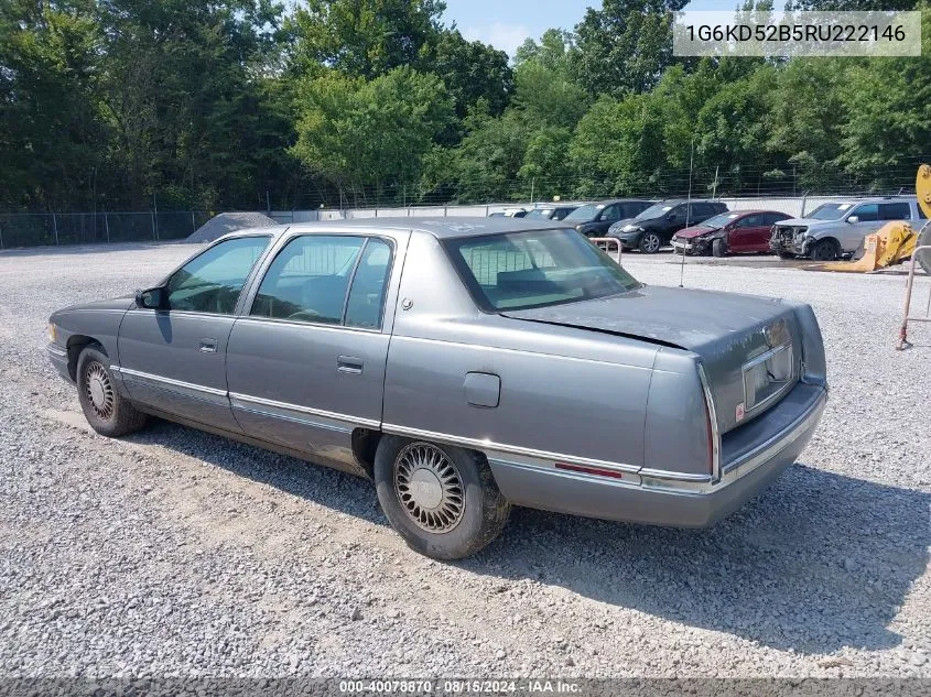 1994 Cadillac Deville VIN: 1G6KD52B5RU222146 Lot: 40078870