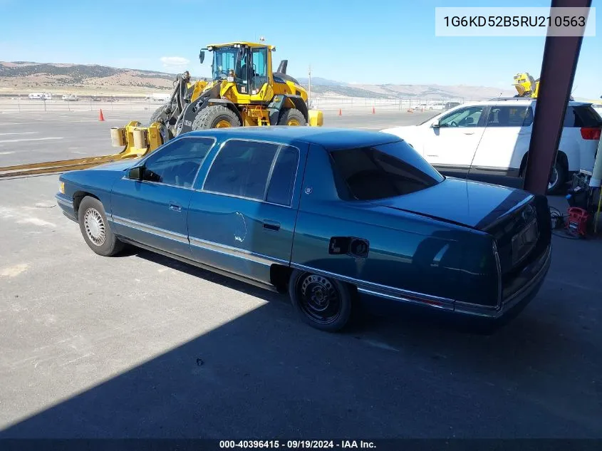 1994 Cadillac Deville VIN: 1G6KD52B5RU210563 Lot: 40396415