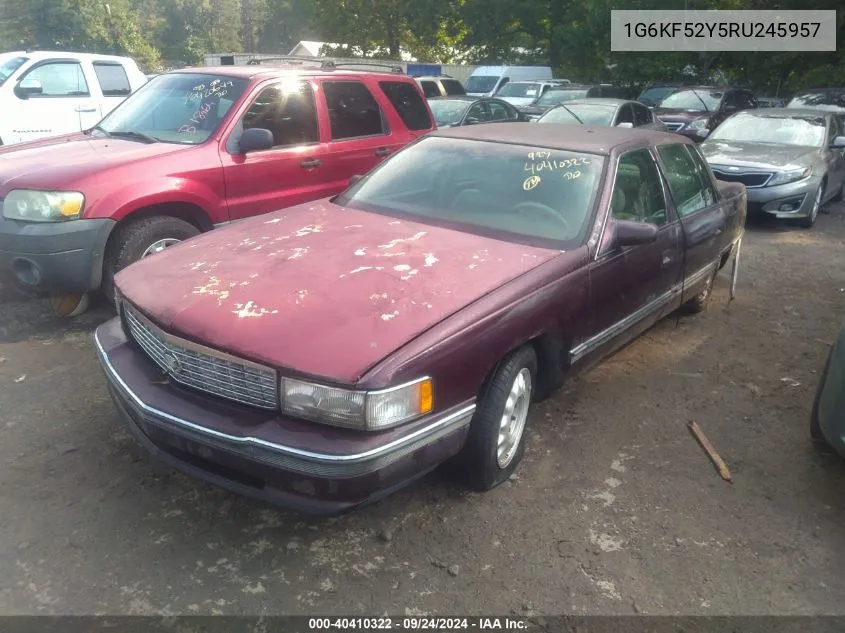 1994 Cadillac Deville Concours VIN: 1G6KF52Y5RU245957 Lot: 40410322