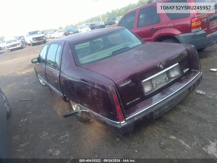 1994 Cadillac Deville Concours VIN: 1G6KF52Y5RU245957 Lot: 40410322