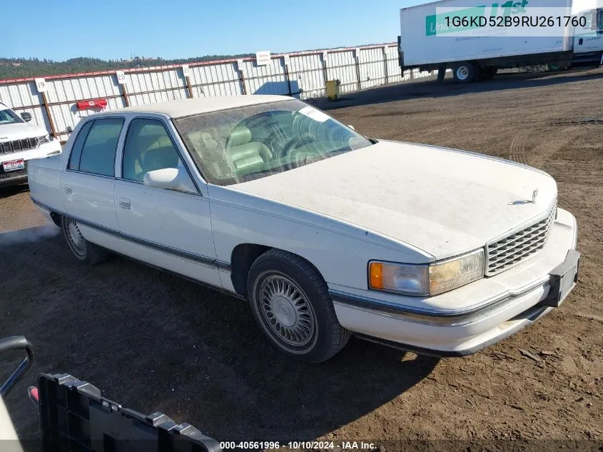 1994 Cadillac Deville VIN: 1G6KD52B9RU261760 Lot: 40561996