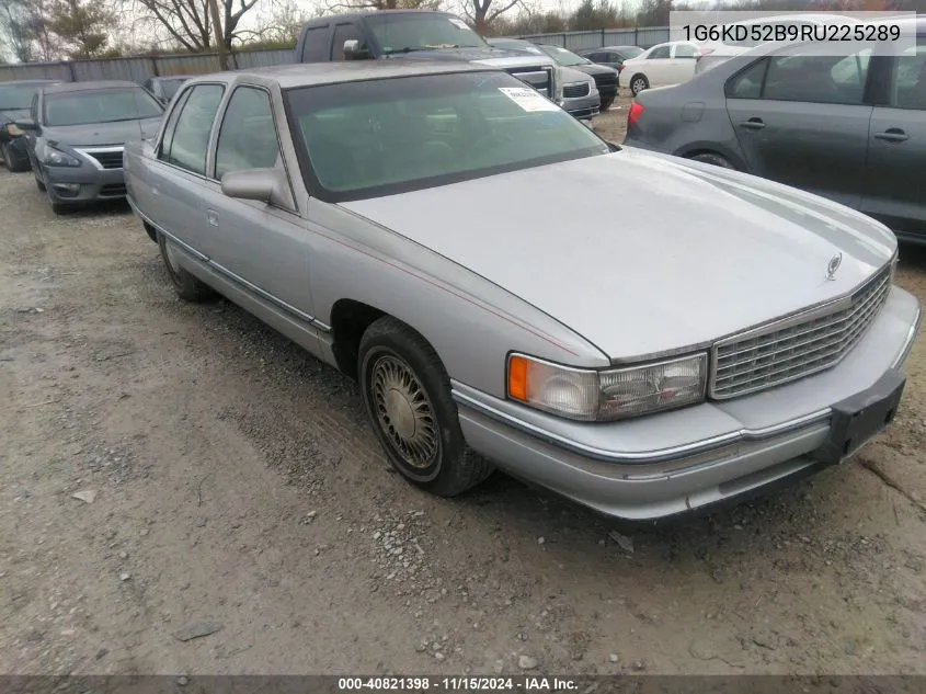 1994 Cadillac Deville VIN: 1G6KD52B9RU225289 Lot: 40821398