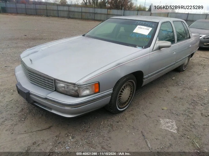 1994 Cadillac Deville VIN: 1G6KD52B9RU225289 Lot: 40821398