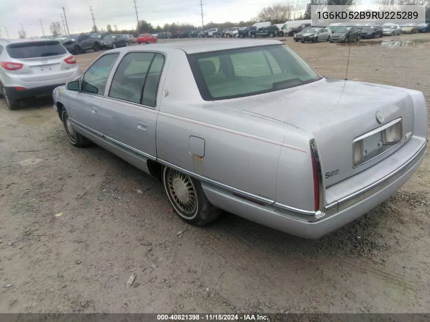 1994 Cadillac Deville VIN: 1G6KD52B9RU225289 Lot: 40821398