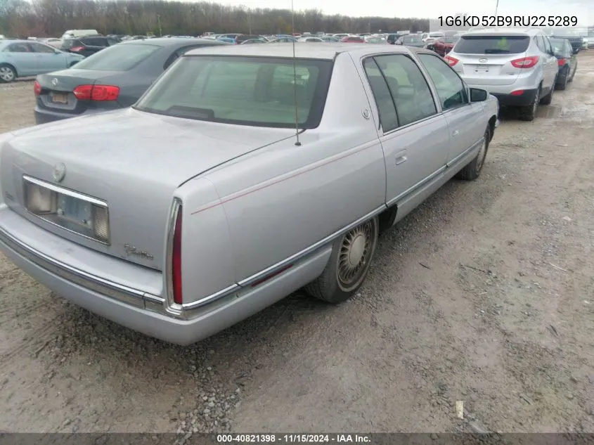 1994 Cadillac Deville VIN: 1G6KD52B9RU225289 Lot: 40821398