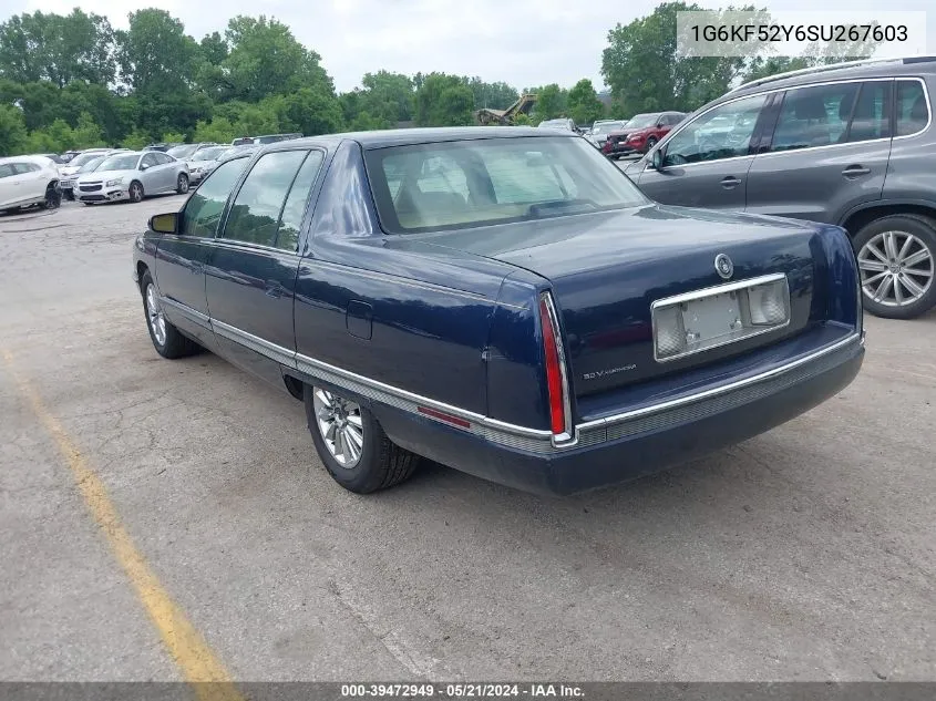 1995 Cadillac Deville Concours VIN: 1G6KF52Y6SU267603 Lot: 39472949