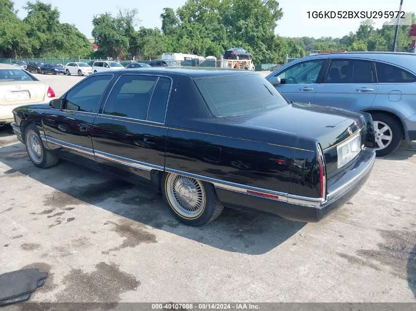 1995 Cadillac Deville VIN: 1G6KD52BXSU295972 Lot: 40107088