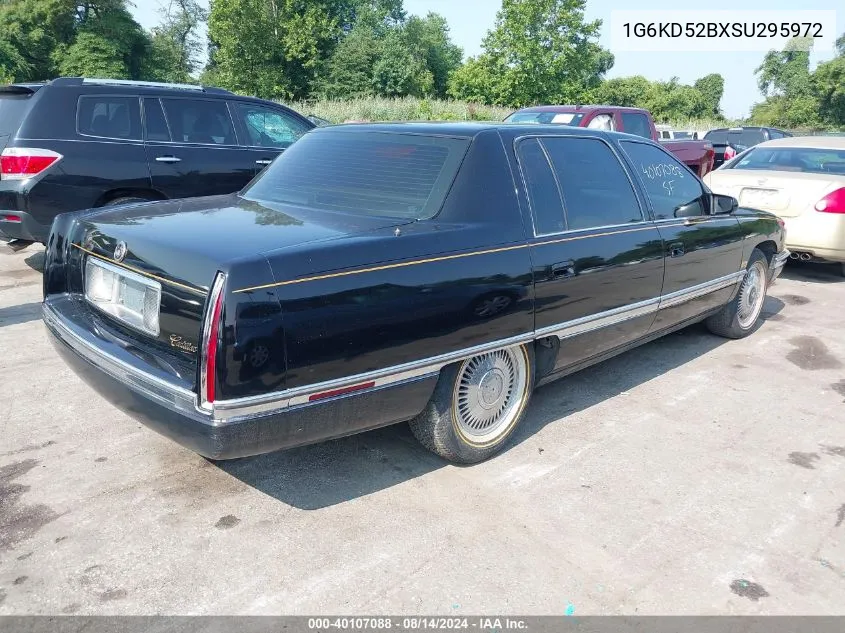 1995 Cadillac Deville VIN: 1G6KD52BXSU295972 Lot: 40107088