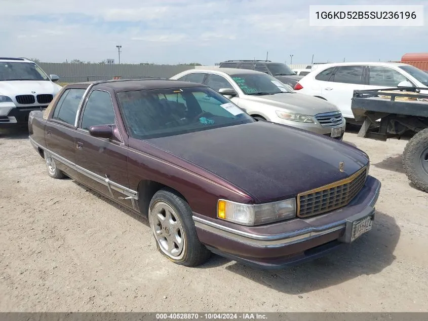 1995 Cadillac Deville VIN: 1G6KD52B5SU236196 Lot: 40528870