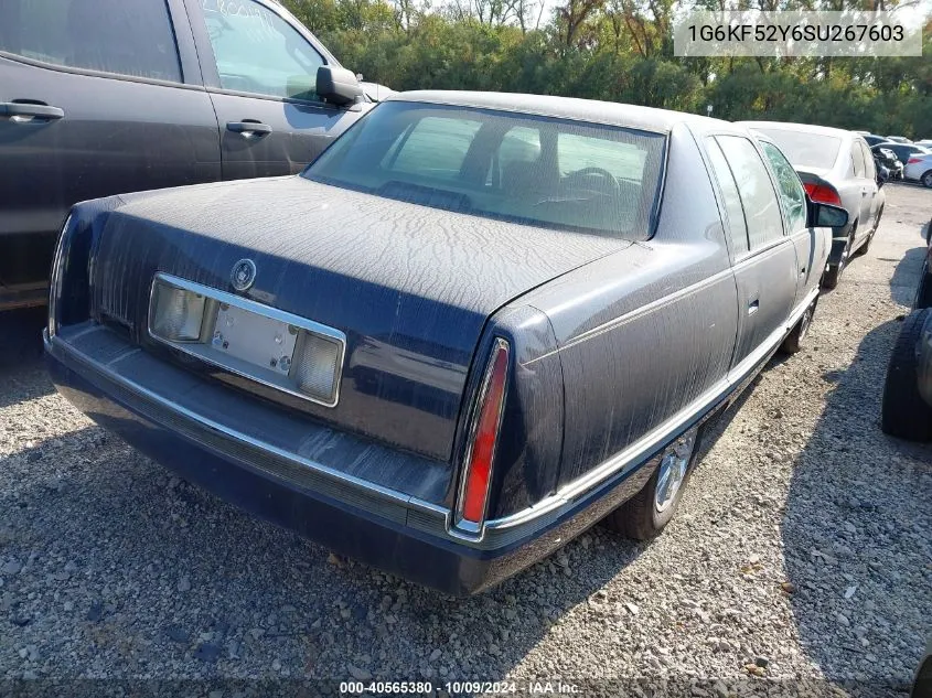 1995 Cadillac Deville Concours VIN: 1G6KF52Y6SU267603 Lot: 40565380